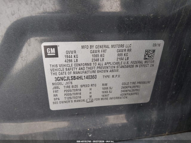Chevrolet Trax Lt