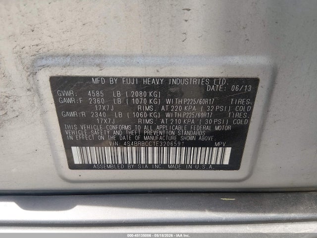Subaru Outback 2.5i Premium