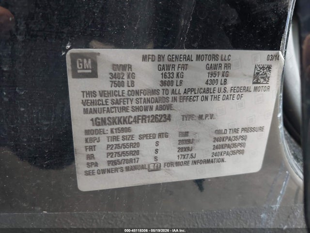 Chevrolet Suburban 1500 Ltz