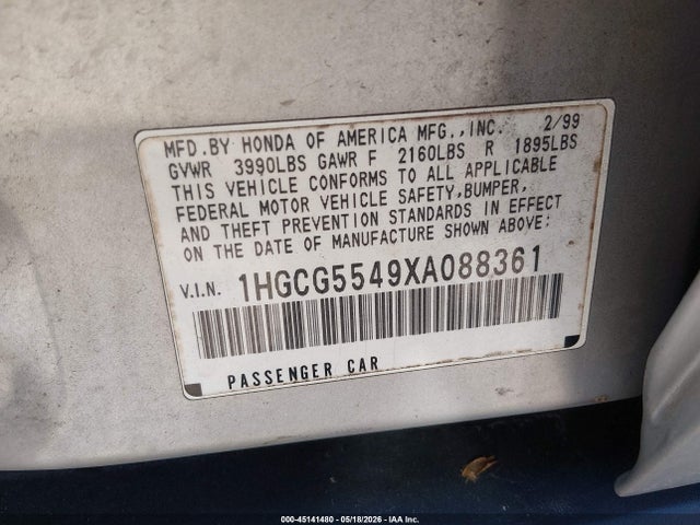 Honda Accord Lx