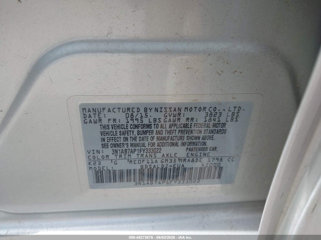 Nissan Sentra Sv