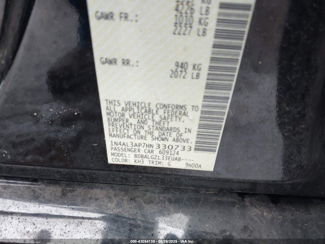 Nissan Altima 2.5 S