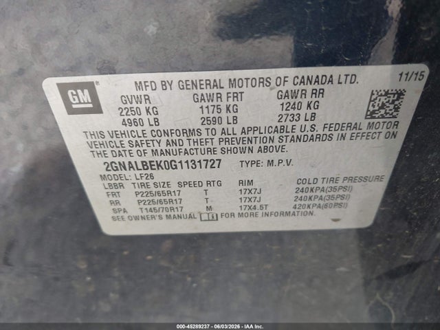 Chevrolet Equinox Ls