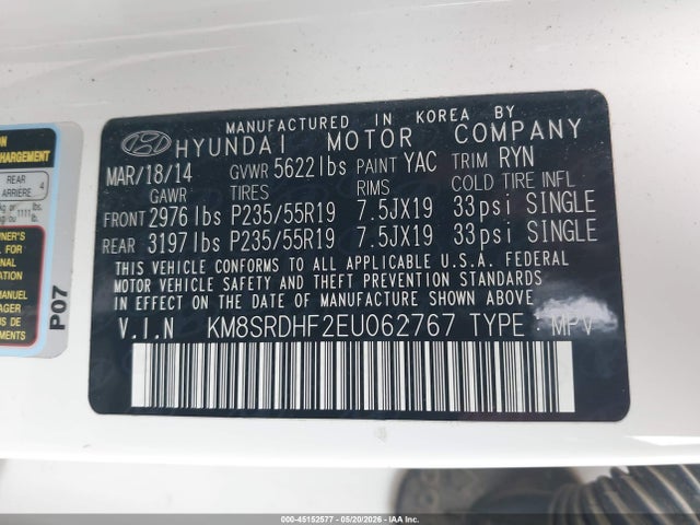 Hyundai SANTA FE Limited