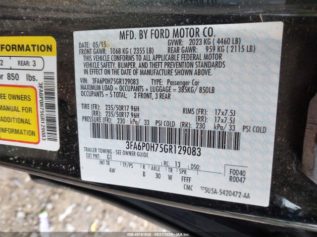 Ford Fusion Se