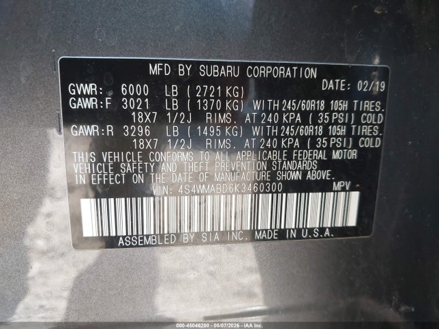 Subaru Ascent Premium