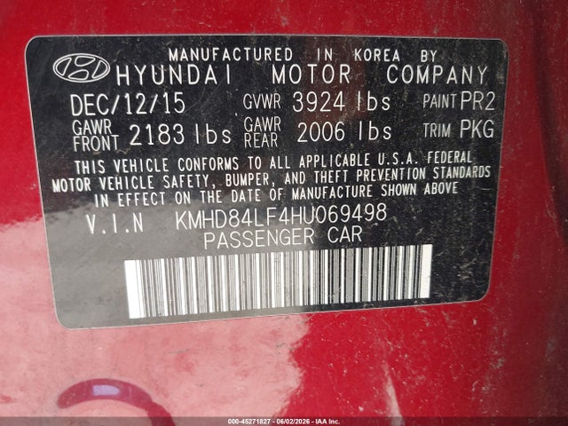 Hyundai ELANTRA Se
