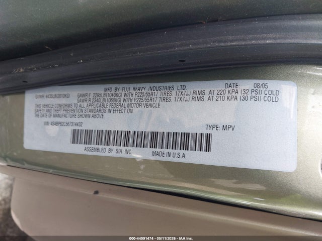 Subaru Outback 2.5i Limited