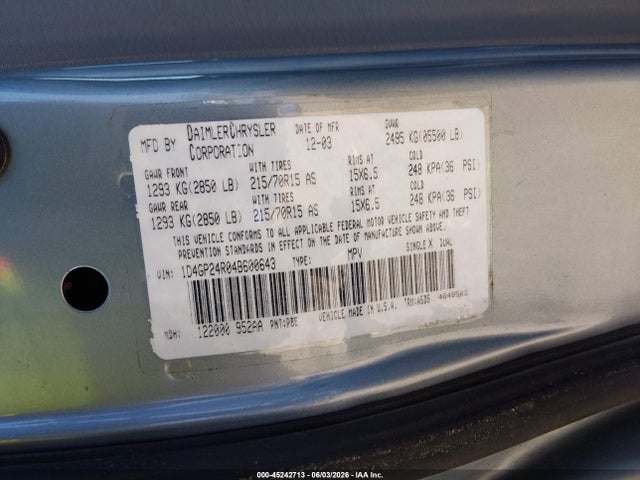 Dodge Grand Caravan Se