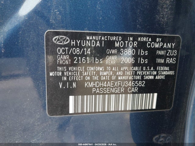 Hyundai ELANTRA Se