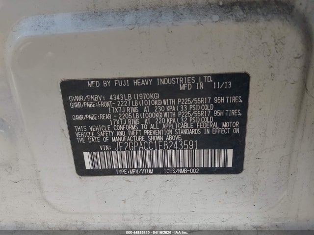 Subaru Crosstrek 2.0i Premium
