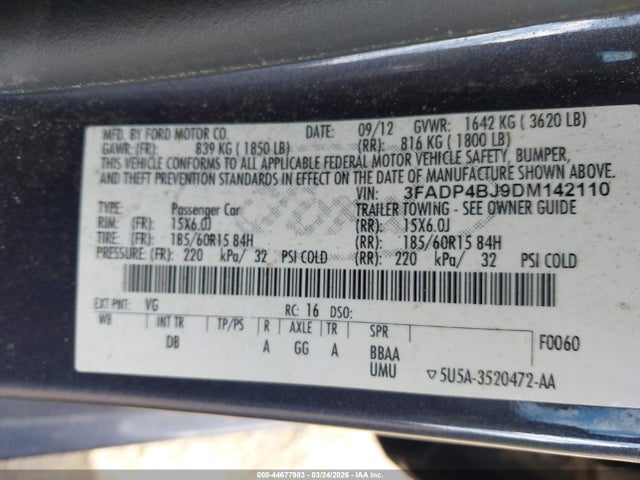Ford Fiesta Se