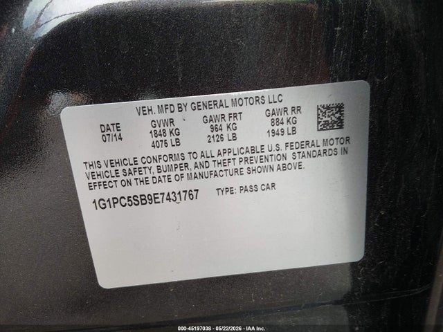 Chevrolet Cruze 1lt Auto