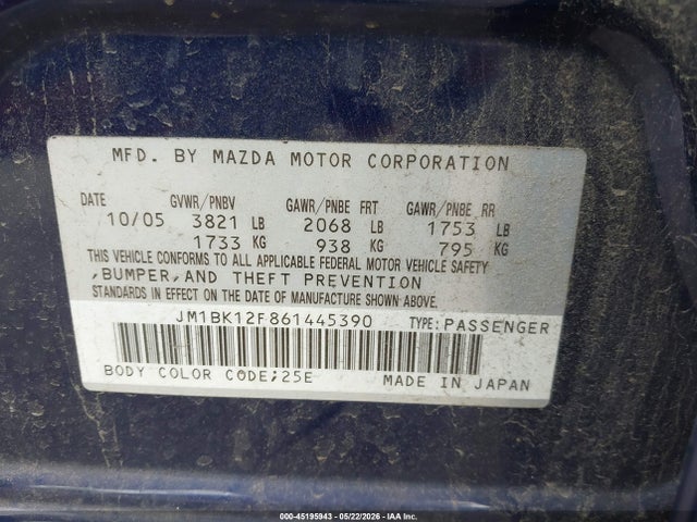 Mazda Mazda3 I