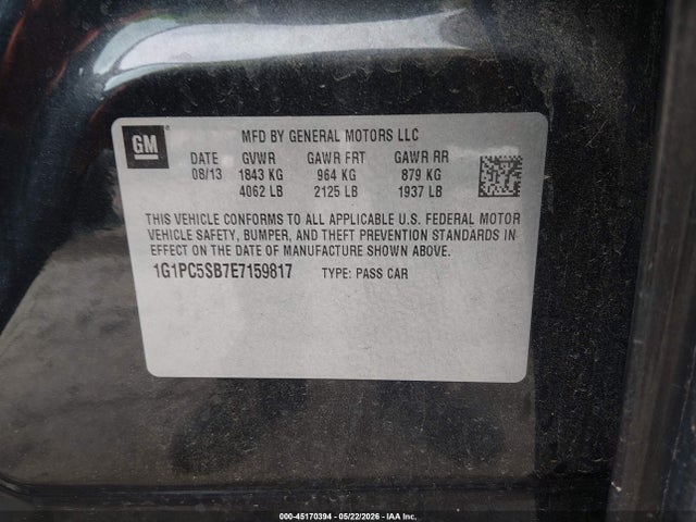 Chevrolet Cruze 1lt Auto