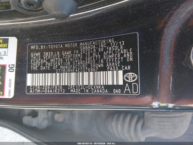 Toyota Corolla Le