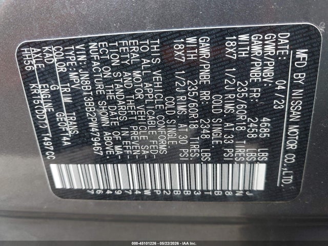 Nissan Rogue Sv Intelligent Awd