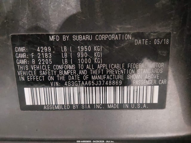 Subaru Impreza 2.0i