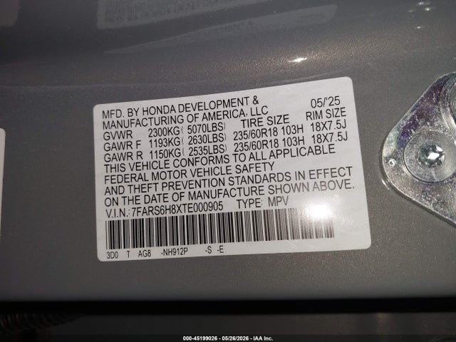 Honda CR-V Hybrid Awd Sport-l