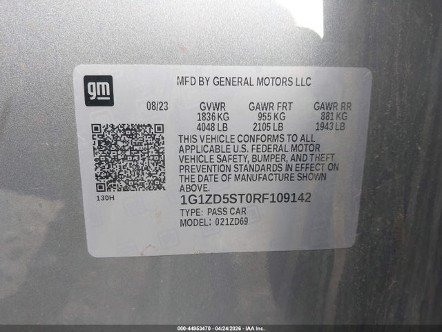 Chevrolet Malibu Fwd 1lt