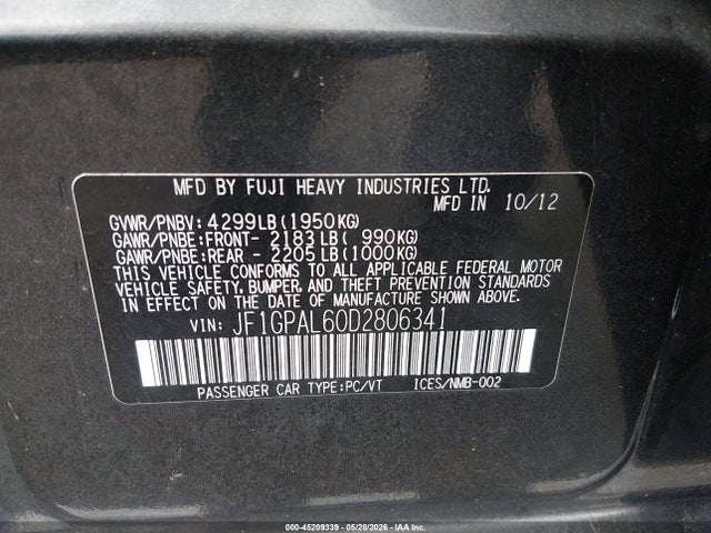Subaru Impreza 2.0i Sport Premium