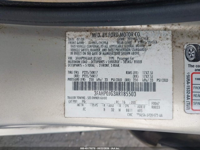 Ford Fusion Sel