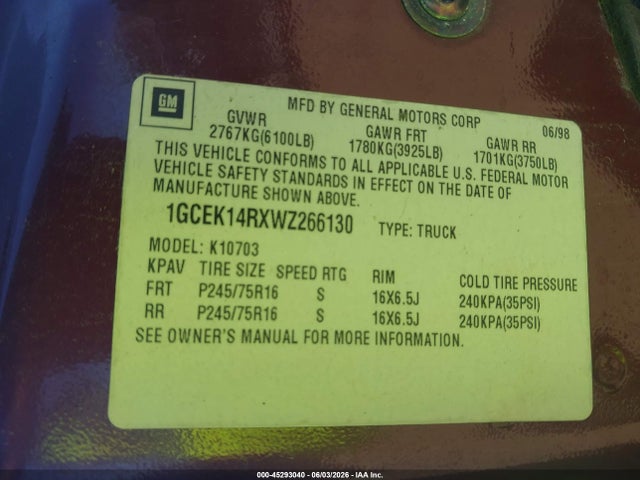 Chevrolet K1500 Fleetside