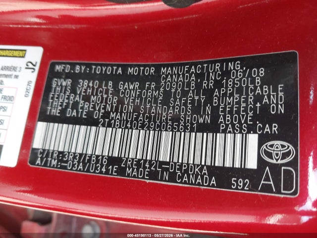 Toyota Corolla Le