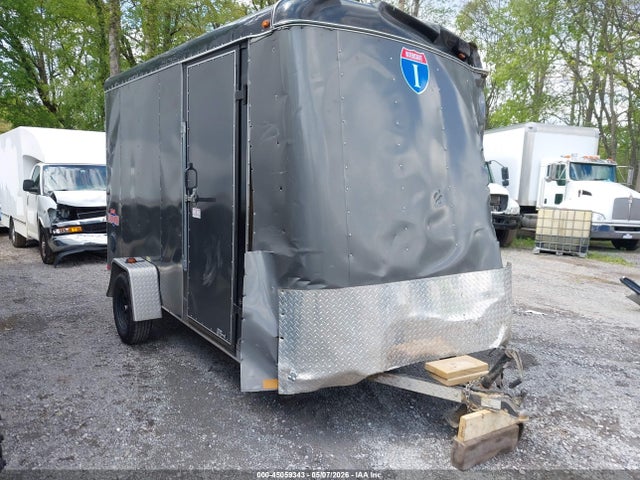 Salvage Interstate West Corp Enclosed Single Axle Cargo Trailer Image