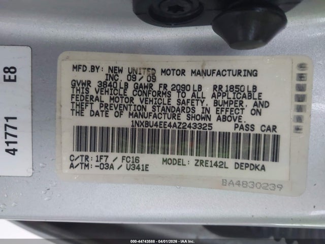 Toyota Corolla Le
