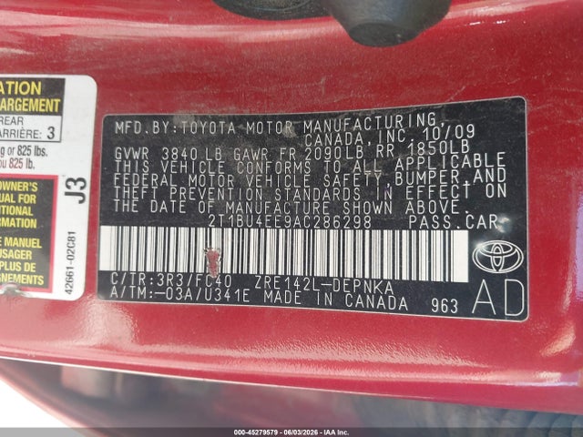 Toyota Corolla Xle