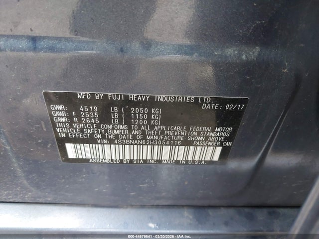 Subaru Legacy 2.5i Limited