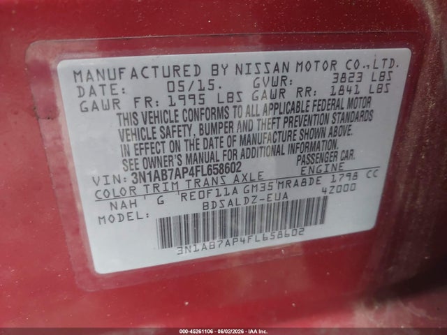 Nissan Sentra Sv