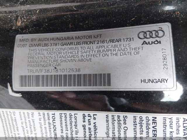 Audi TT 2.0t