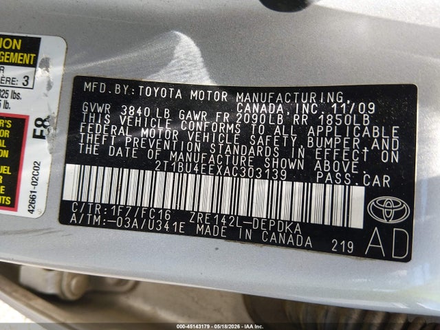 Toyota Corolla Le