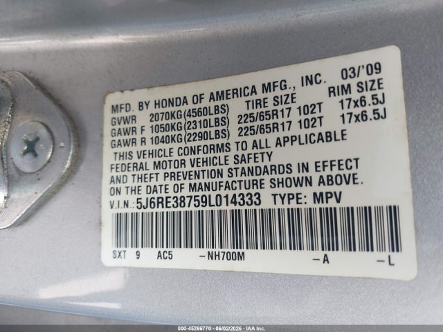 Honda CR-V Ex-l