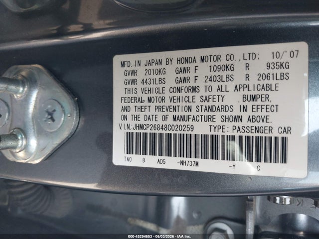 Honda Accord 2.4 Ex-l