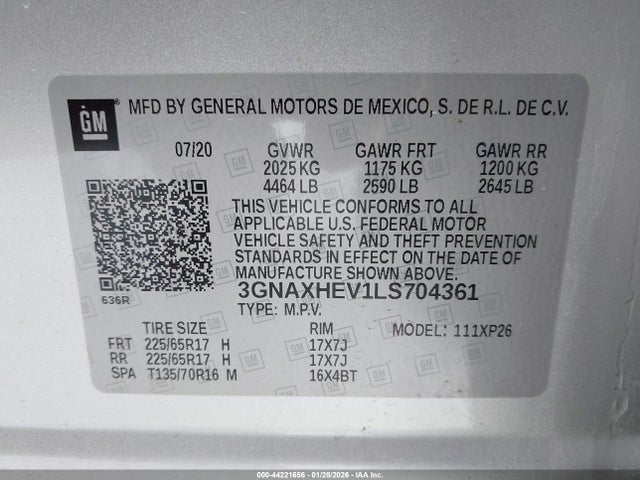 Chevrolet Equinox Fwd Ls