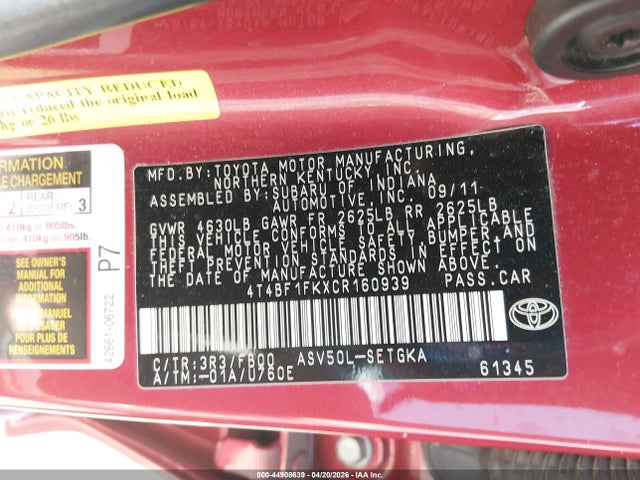 Toyota Camry Xle