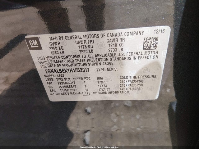 Chevrolet Equinox Ls