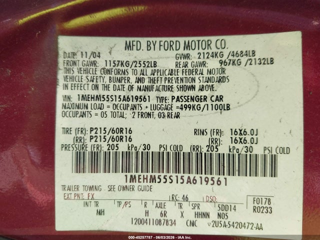 Mercury Sable Ls