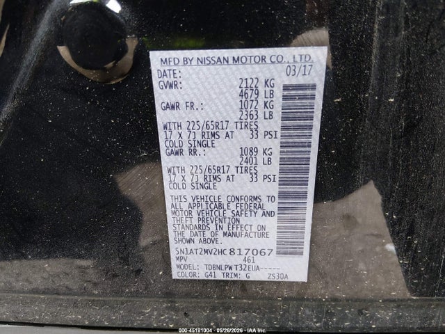 Nissan Rogue S