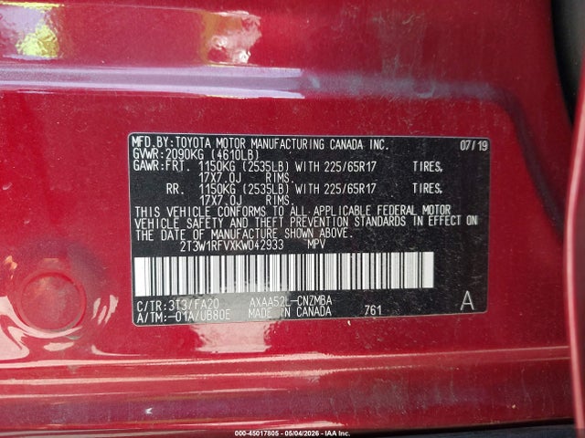 Toyota RAV4 Xle
