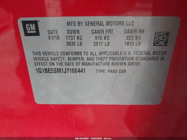 Chevrolet Cruze Lt Auto