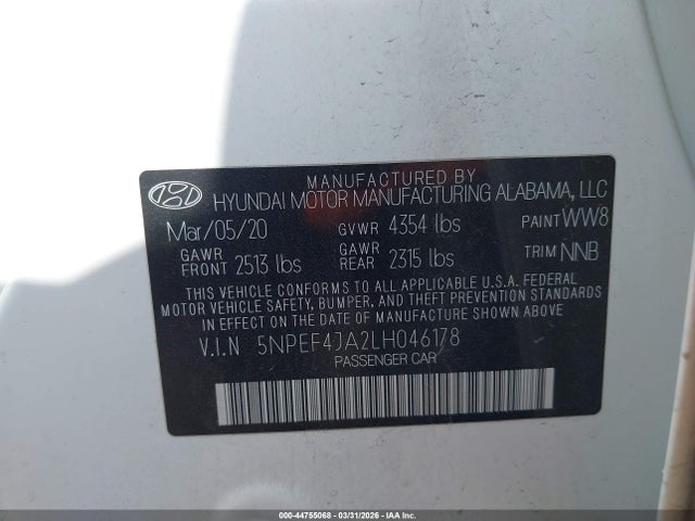Hyundai SONATA Sel