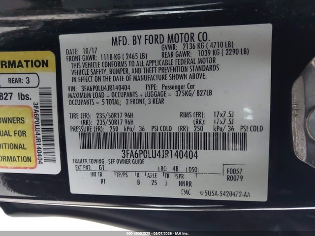 Ford Fusion Se