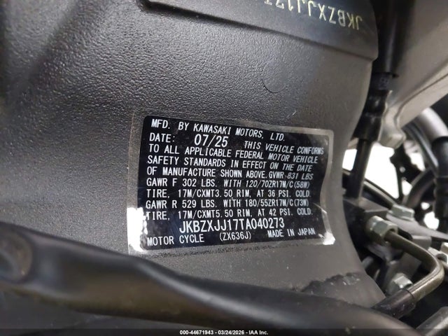 Kawasaki Zx636 K