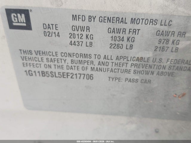 Chevrolet Malibu 1ls