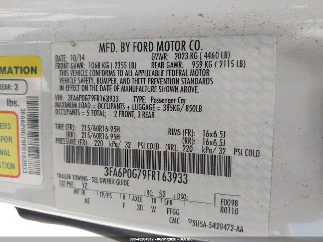Ford Fusion S