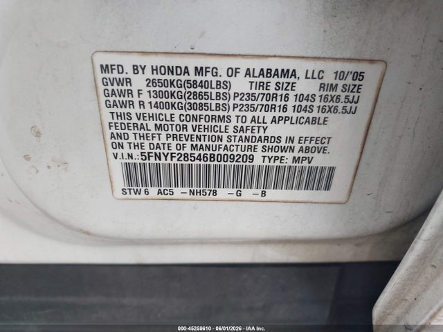 Honda Pilot Ex-l